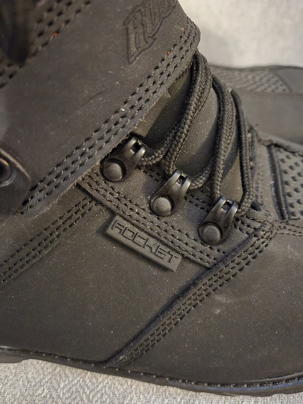 Joe Rocket Black Tactical Lace-Up Boots